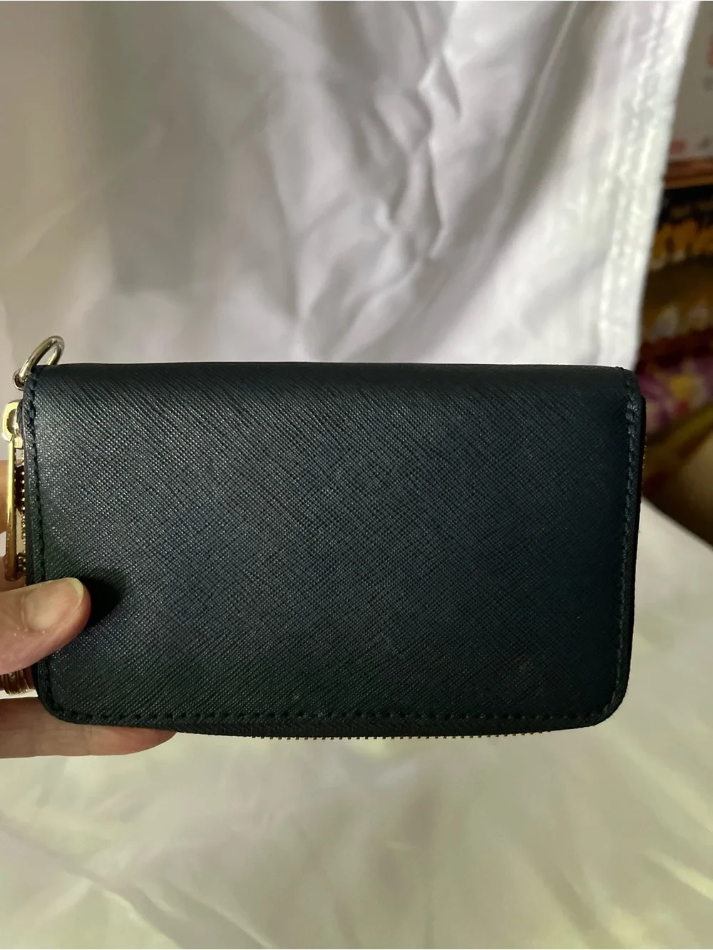 Michael Kors Black Leather with Gold Pyramid Studs wallet